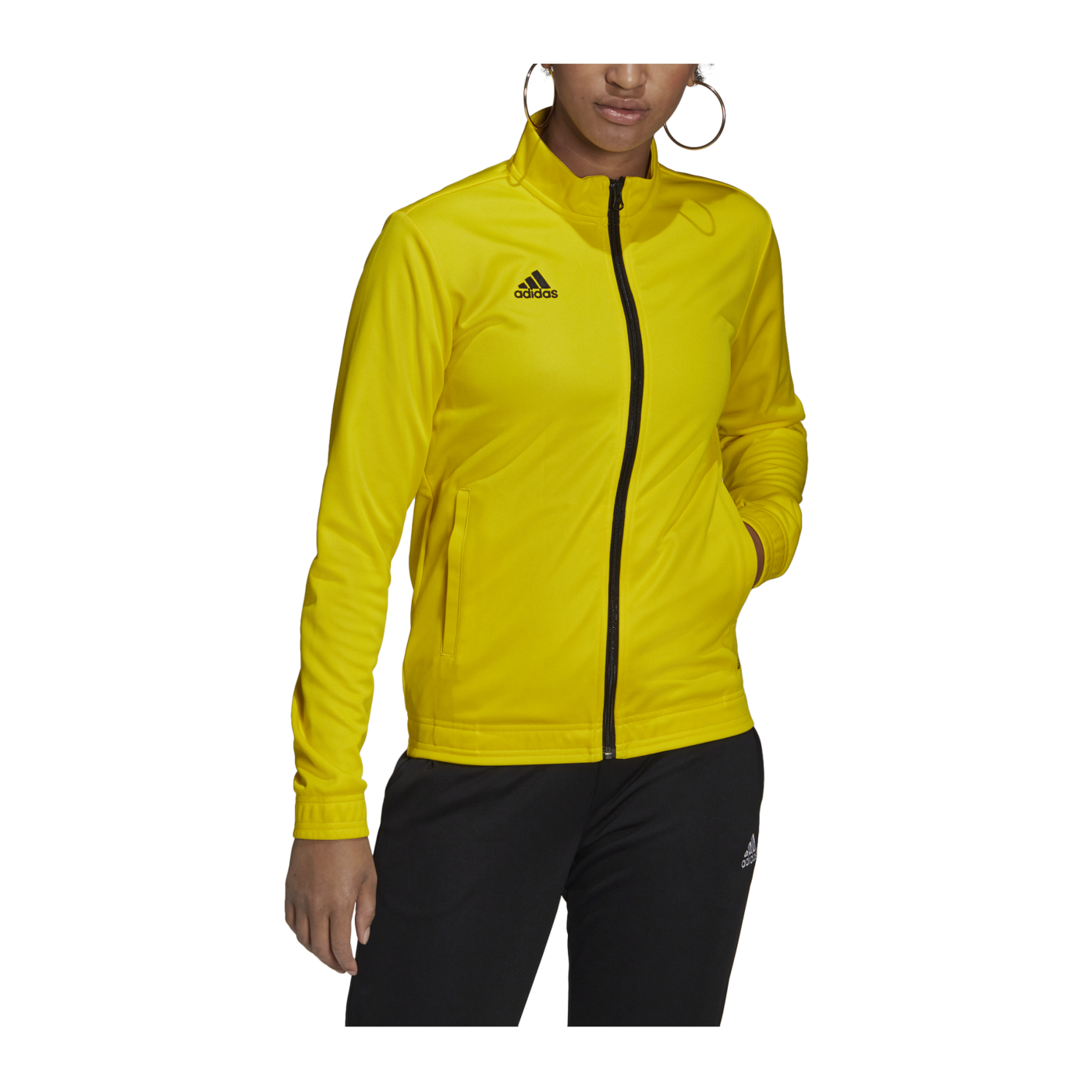 adidas Entrada 22 TK Trainingsjacke Damen Gelb