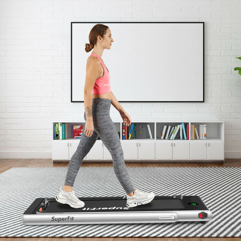 2-in-1 Folding Treadmill with Bluetooth Speaker