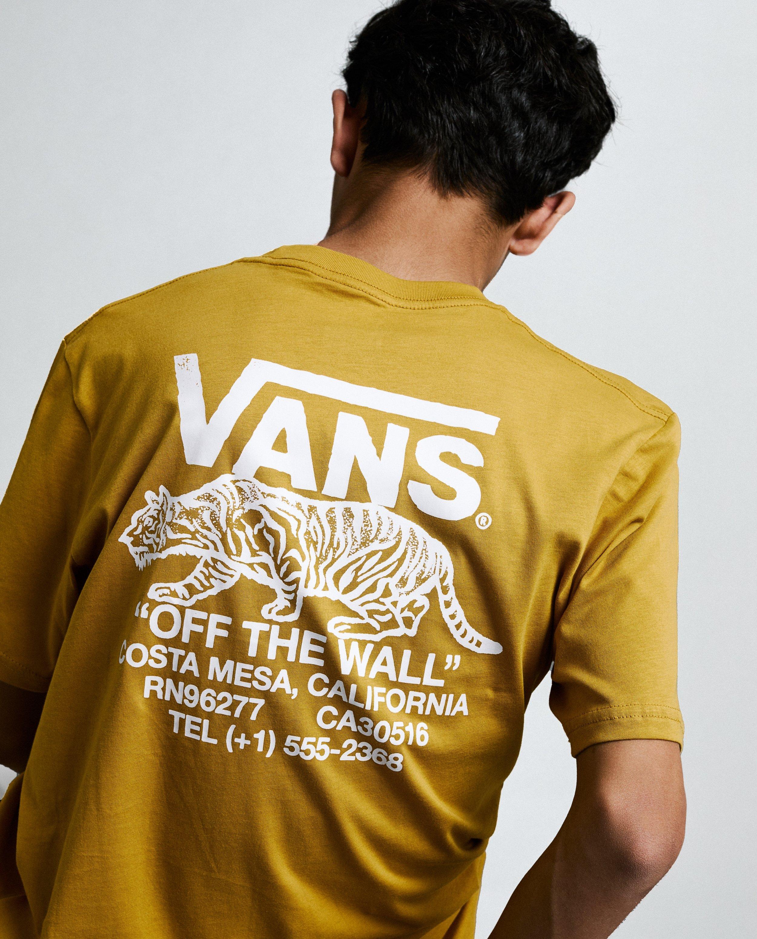 Tricou Vans galben închis
