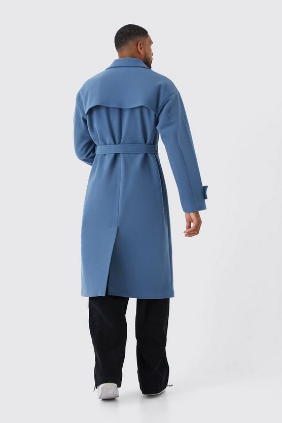 Tall zweireihiger Trenchcoat