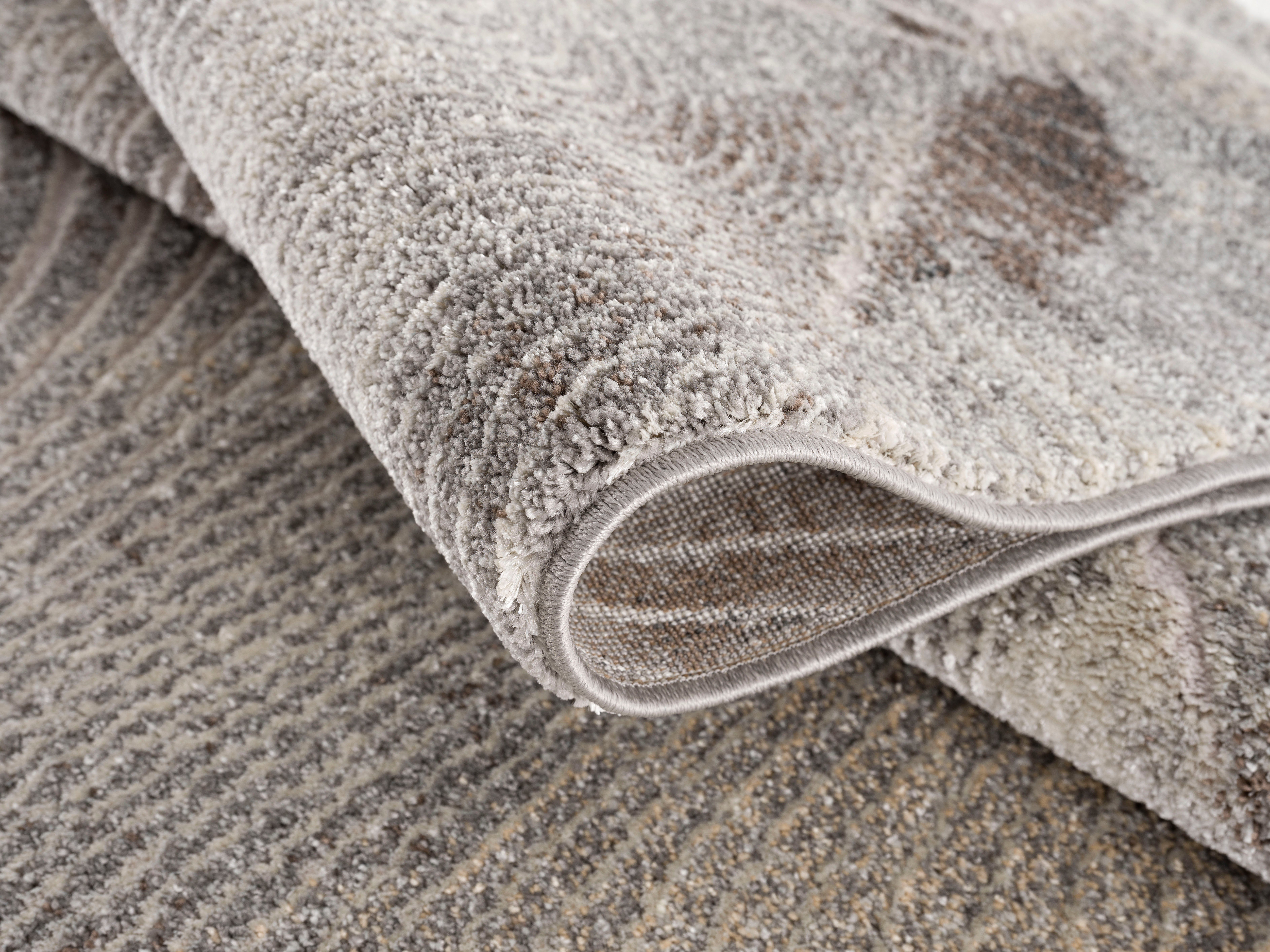 Teppich Falco, Home affaire, rechteckig, Höhe: 12 mm, mit Glanzgarn, Kurzflor, idealer Teppich für Wohnzimmer & Schlafzimmer