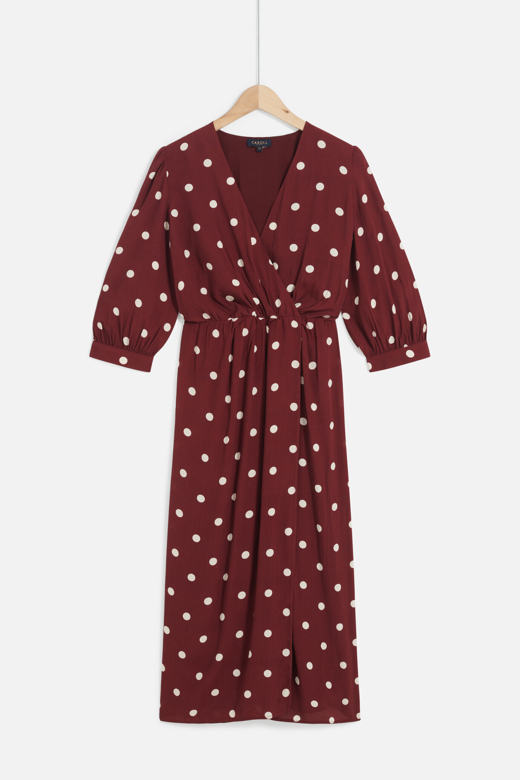 Robe rayan bordeaux femme
