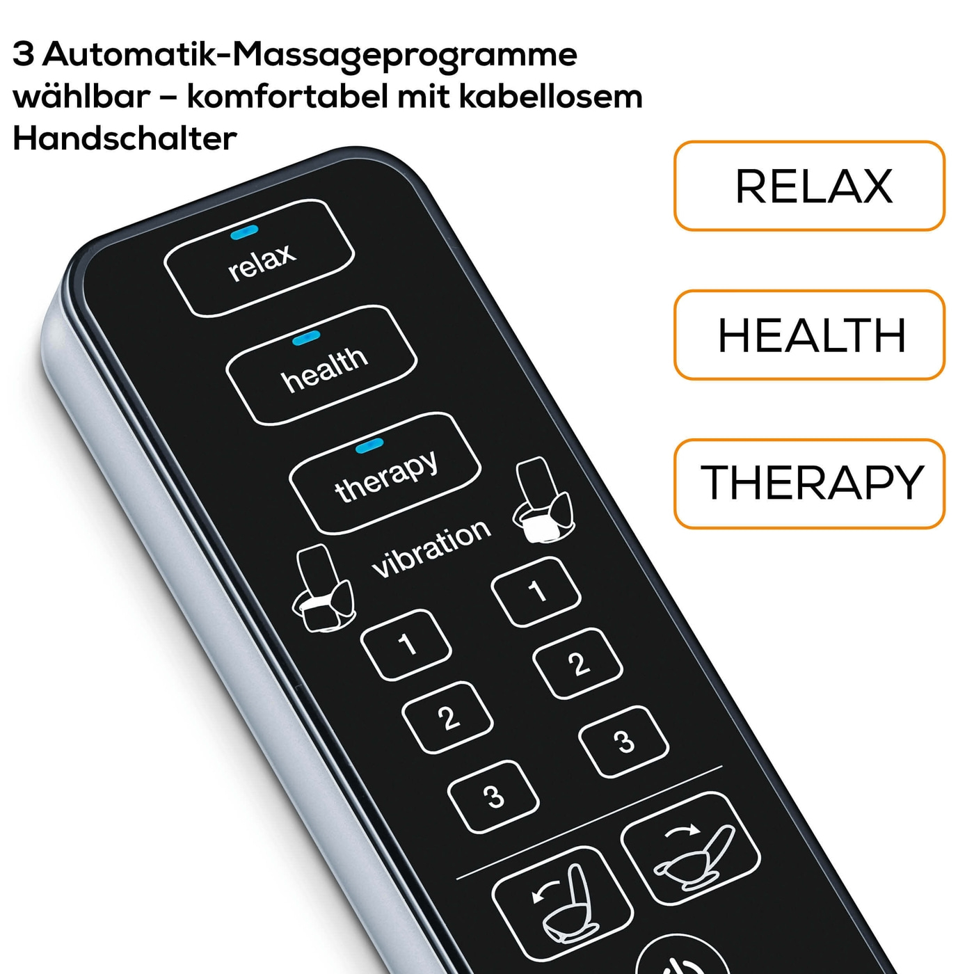 Beurer Shiatsu-Massagesessel MC 3800 HCT-modern-Wohlfühl Massagesessel mit Shiatsu-, Klopf-, Knet-, Rollmassage & Körperscanning