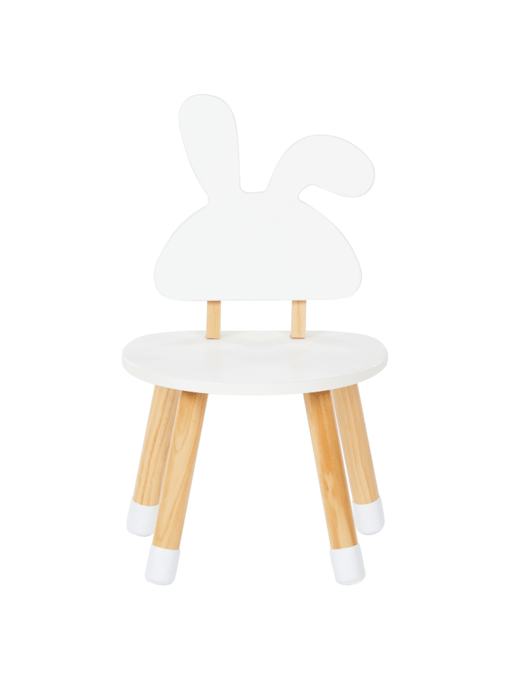 Beliani 3-tlg Kindertisch mit Stühlen ROBIN in Weiß/Heller Holzfarbton/Grün günstig kaufen onesize