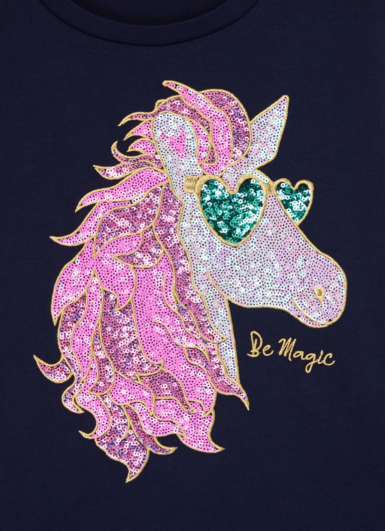 Tricou cu mânecă lungă cu paiete Billieblush