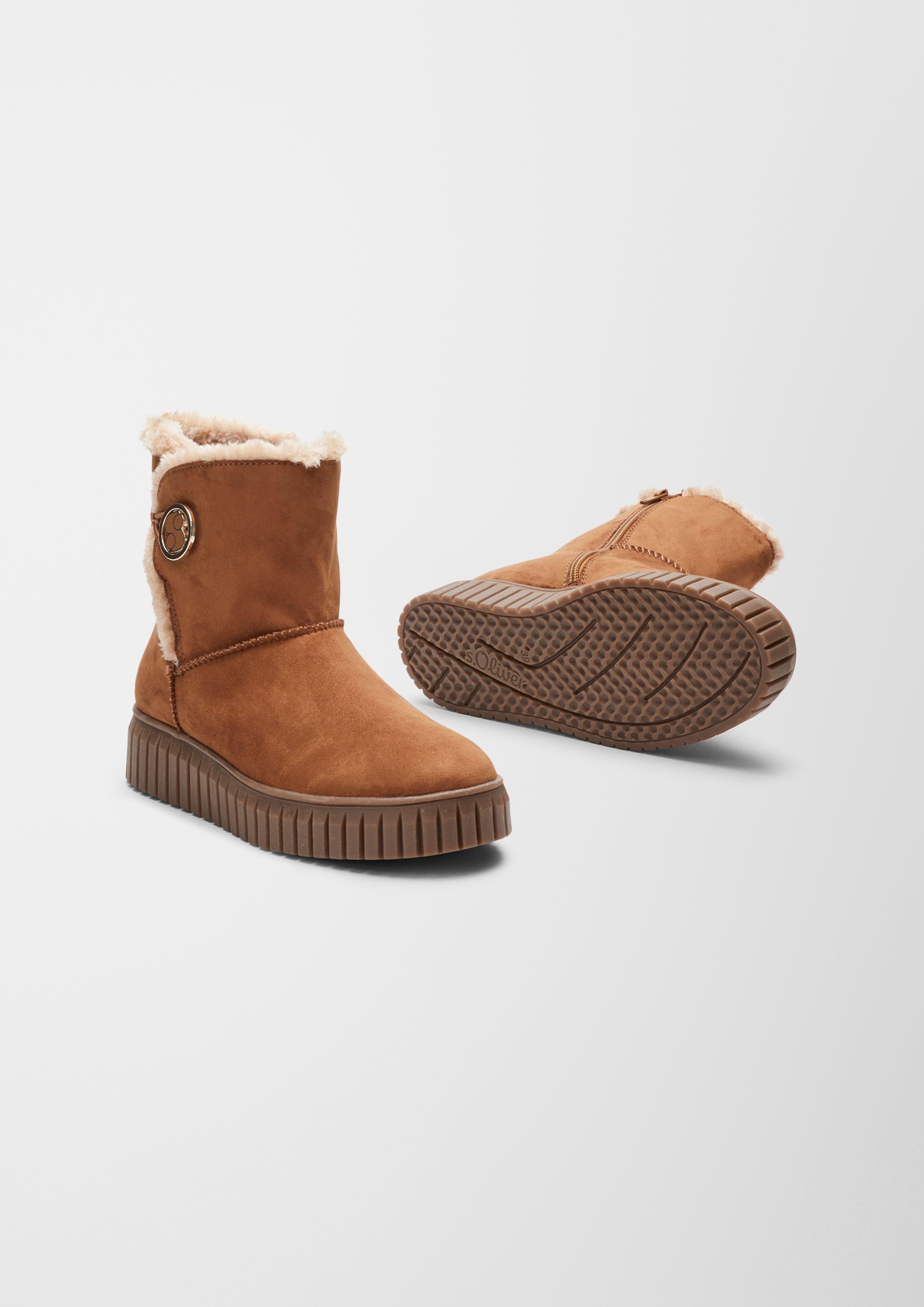 Stiefeletten mit Plüschfutter  6006599-305