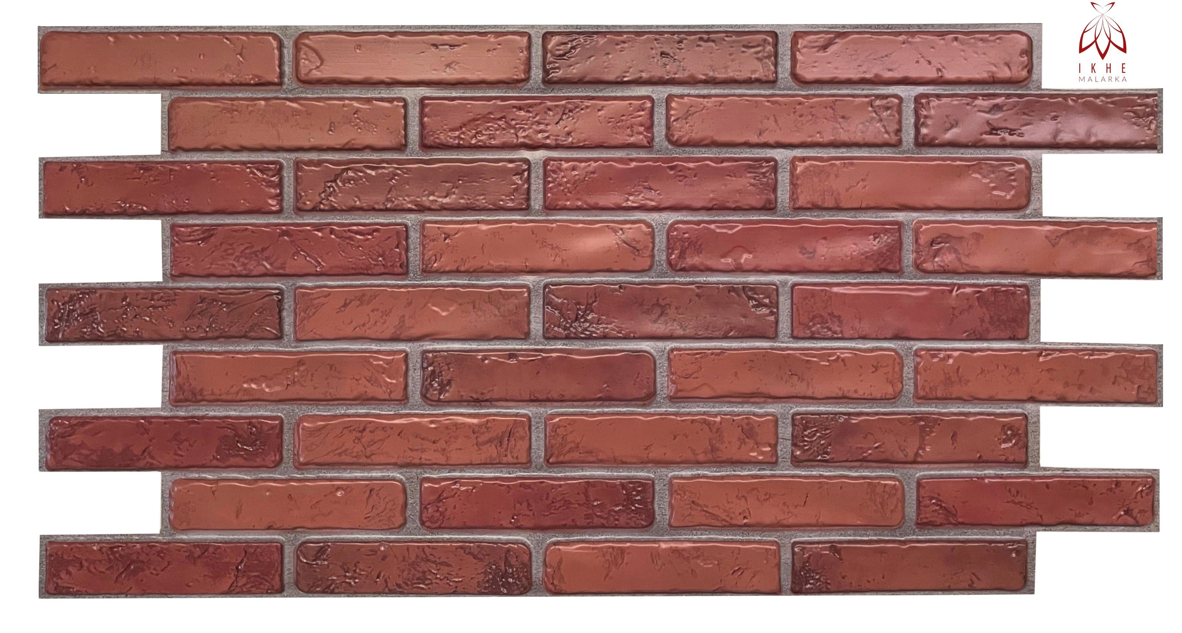 IKHEMalarka 3D Wandpaneel 4qm/10 Stück 3D PVC FLIESEN Wandpaneele, BxL: 50,00x92,00 cm, 4,00 qm, Wandverkleidung PVC-Verkleidung IMITATION OF STONE Stein Imitation