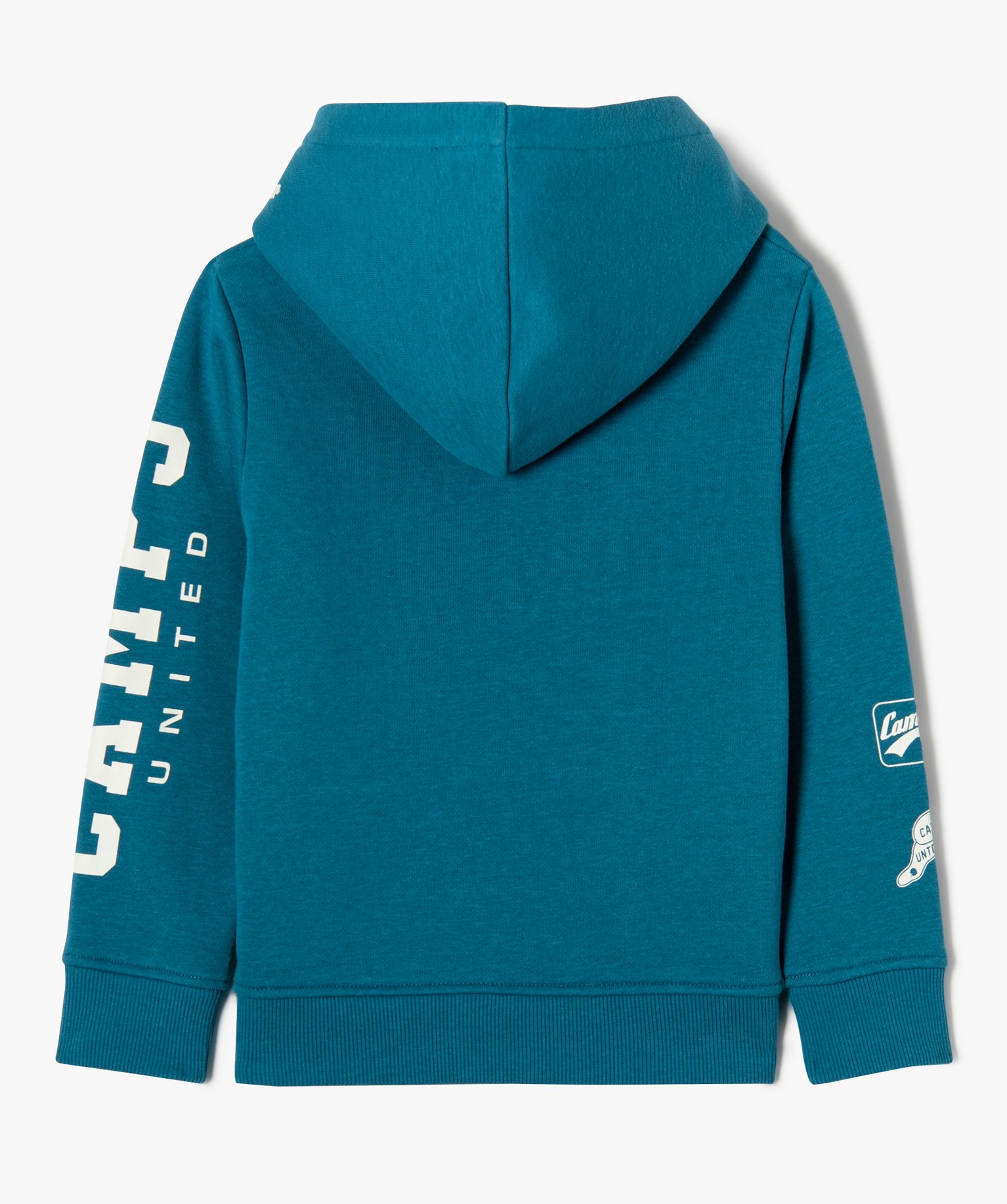 Sweat à capuche en molleton imprimé Garçon - Camps United bleu | GEMO
