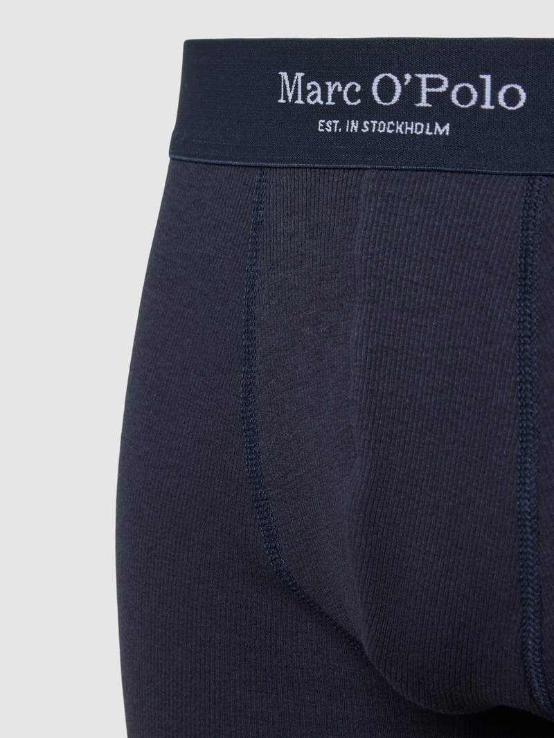 Trunks mit elastischem Logo-Bund Modell 'ICONIC' im 2er-Pack in dunkelblau