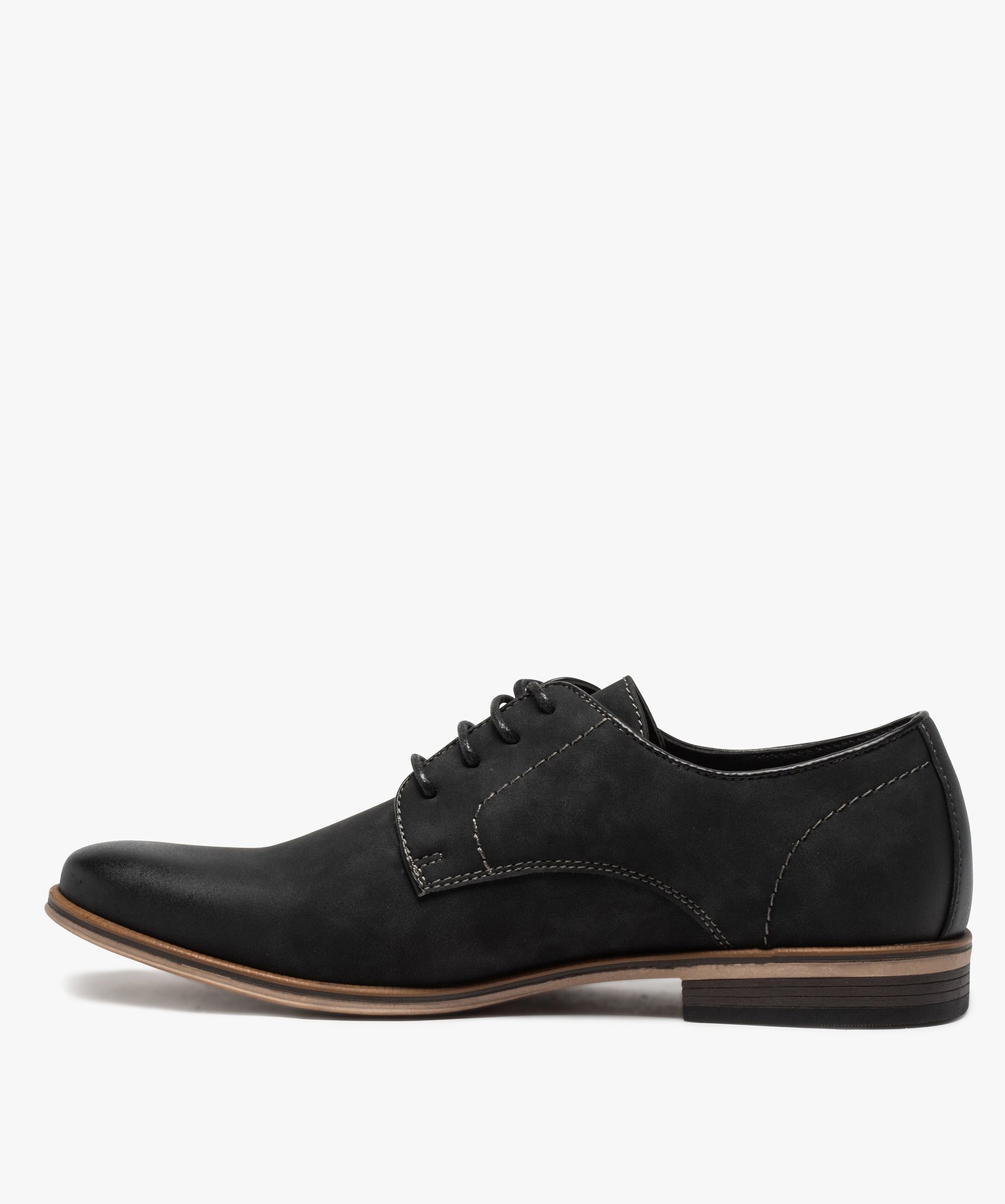 Derbies homme unis en matière mate gris | GEMO