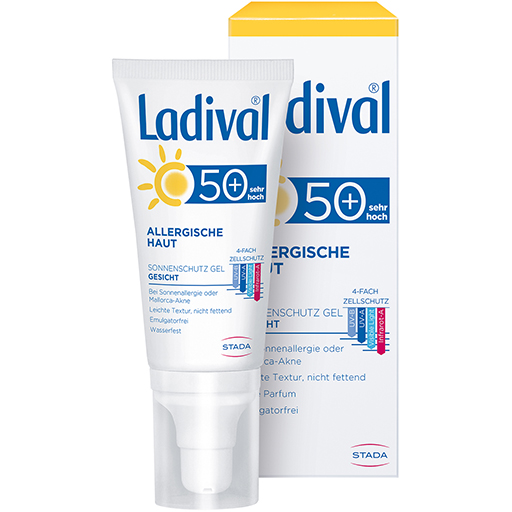 LADIVAL allergische Haut Gel LSF 50   50 ml  Gel