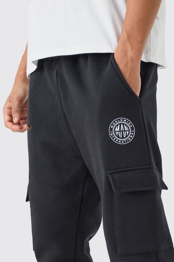 Slim-Fit Man Cargo-Jogginghose