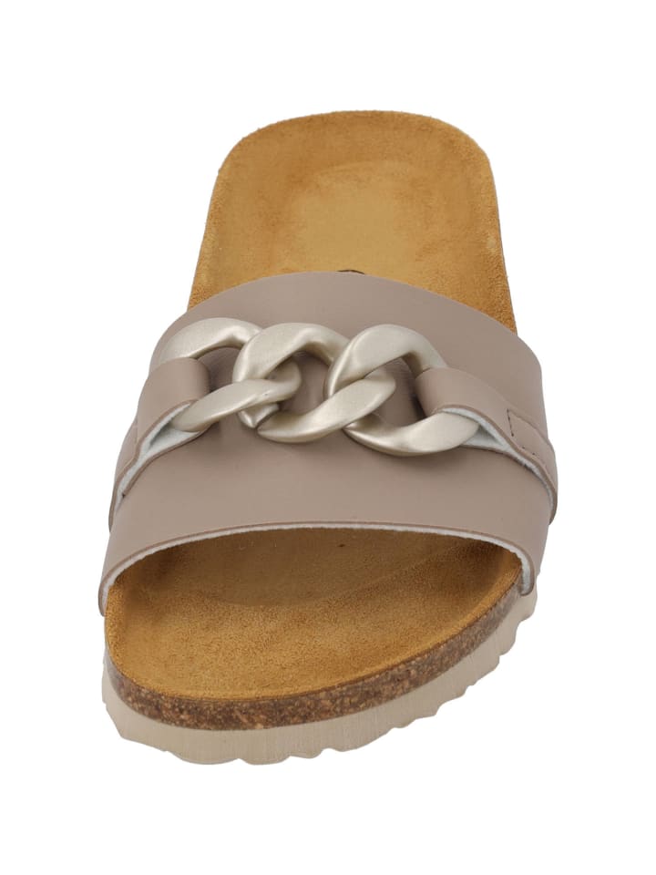 palado Pantoletten in beige matt günstig kaufen