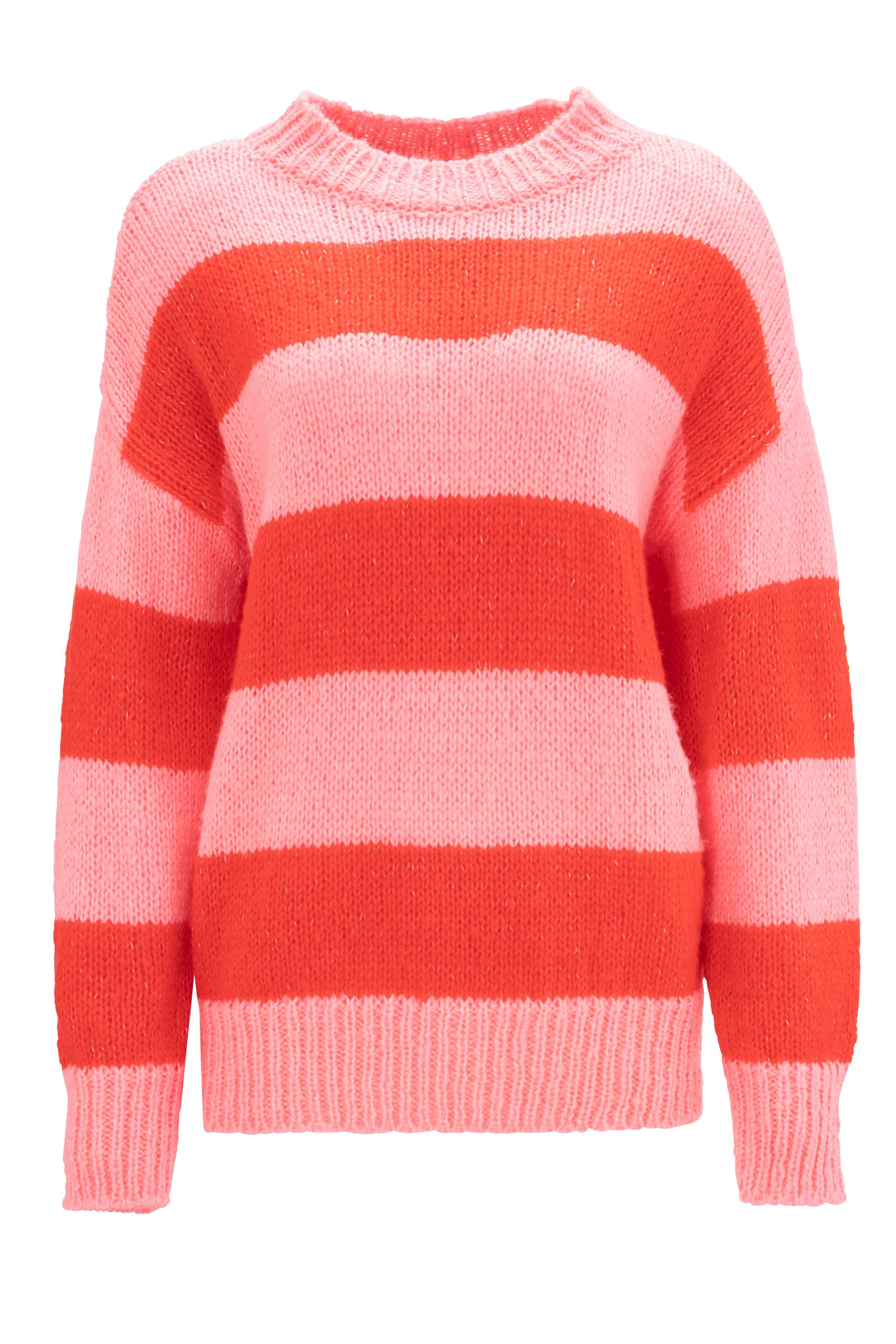 Aniston CASUAL Strickpullover im topmodischem Streifen-Dessin