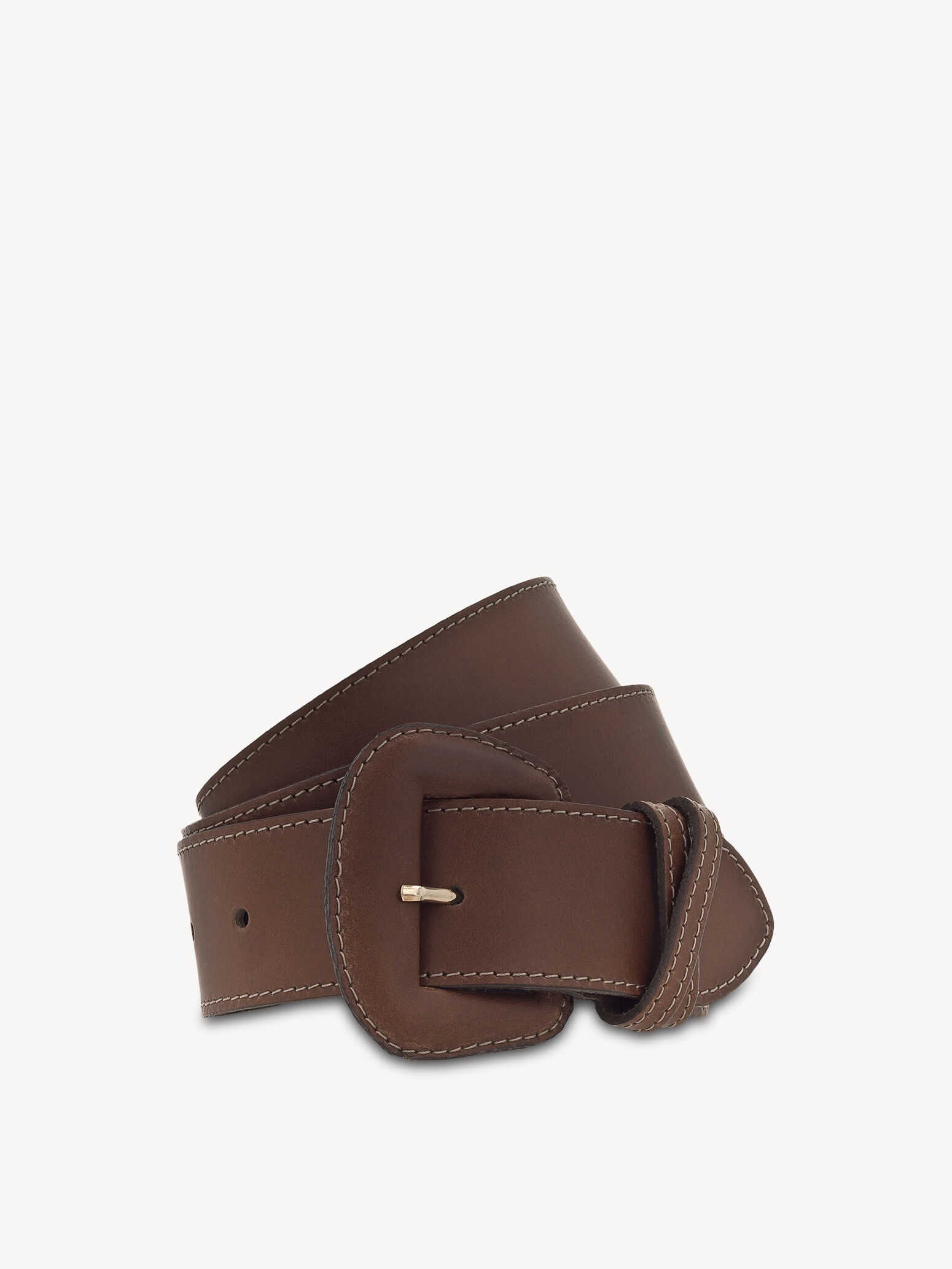Ceinture de taille en cuir - marron