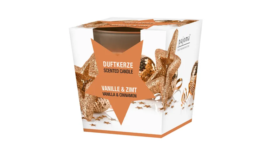 pajoma Duftkerze im Glas Vanille & Zimt Beige