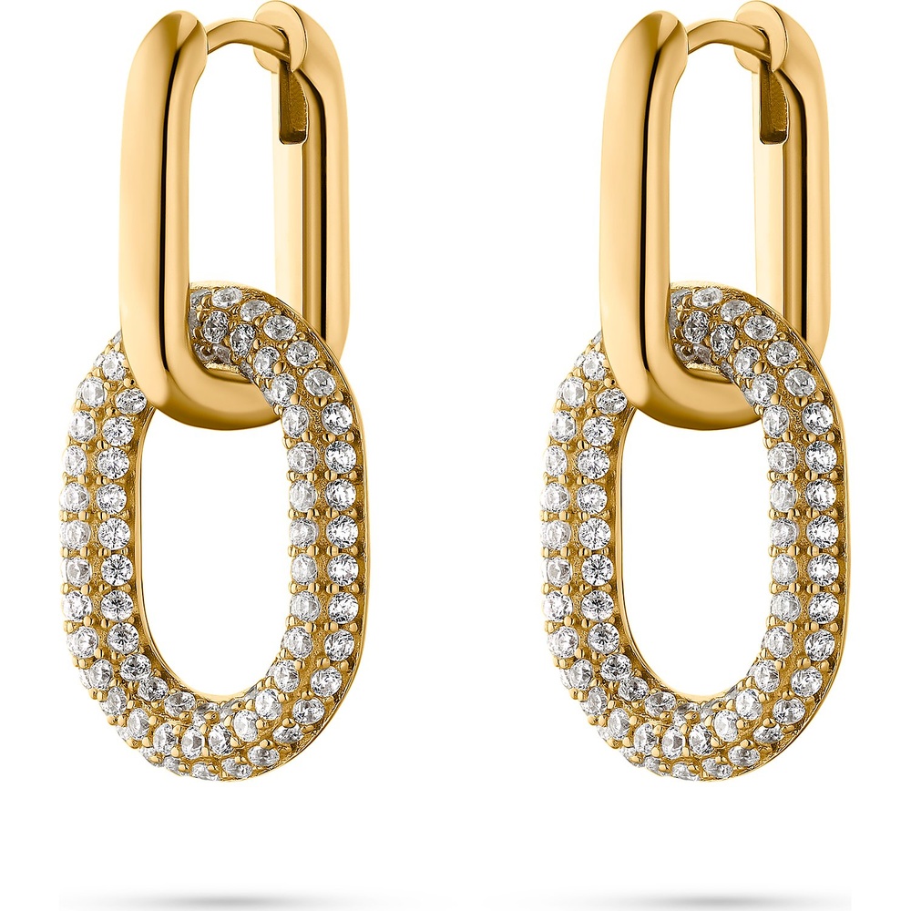 Jette Créoles 925 Argent Boucles d'oreilles