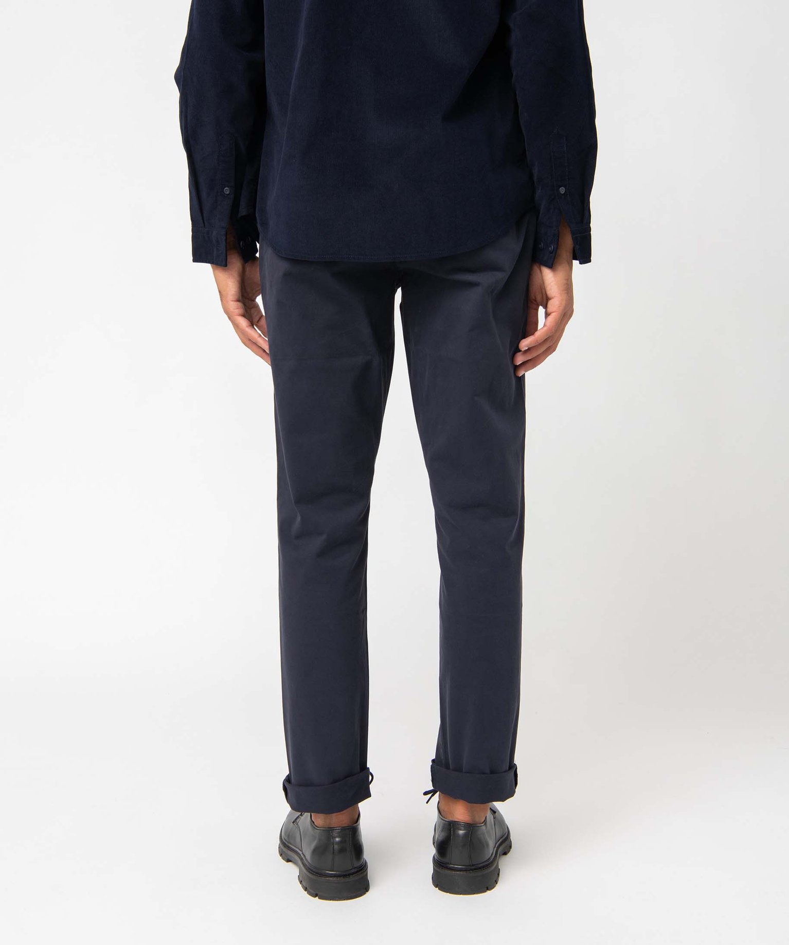 Pantalon chino en coton stretch homme bleu | GEMO