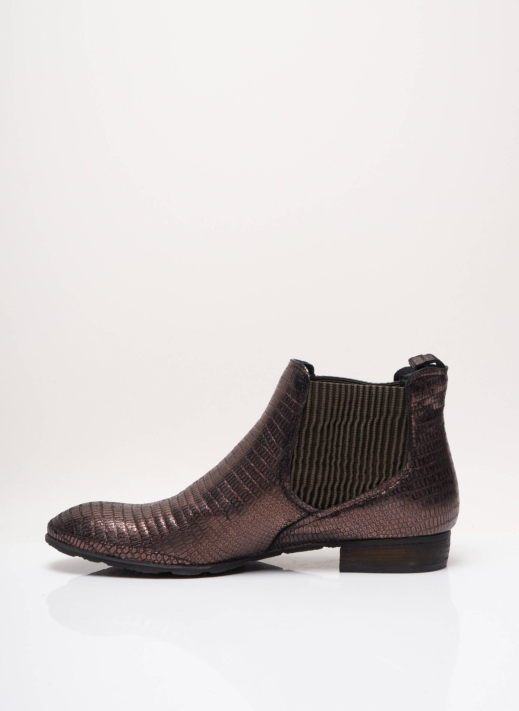 Un Matin D Ete Bottines Femme couleur marron