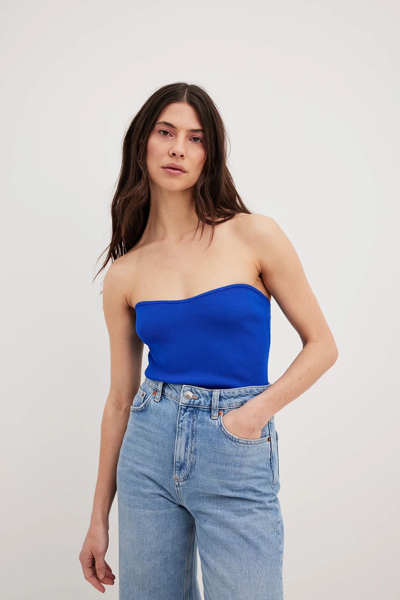 Tube-Top aus Feinstrick