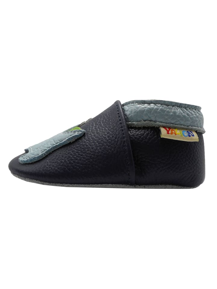Yalion Leder-Krabbelschuhe 