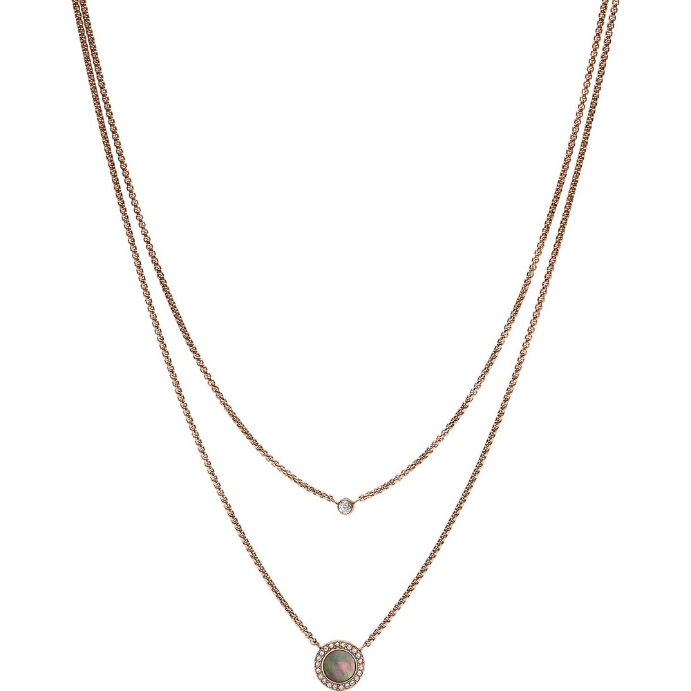 Fossil Chaînette Acier inoxydable collier