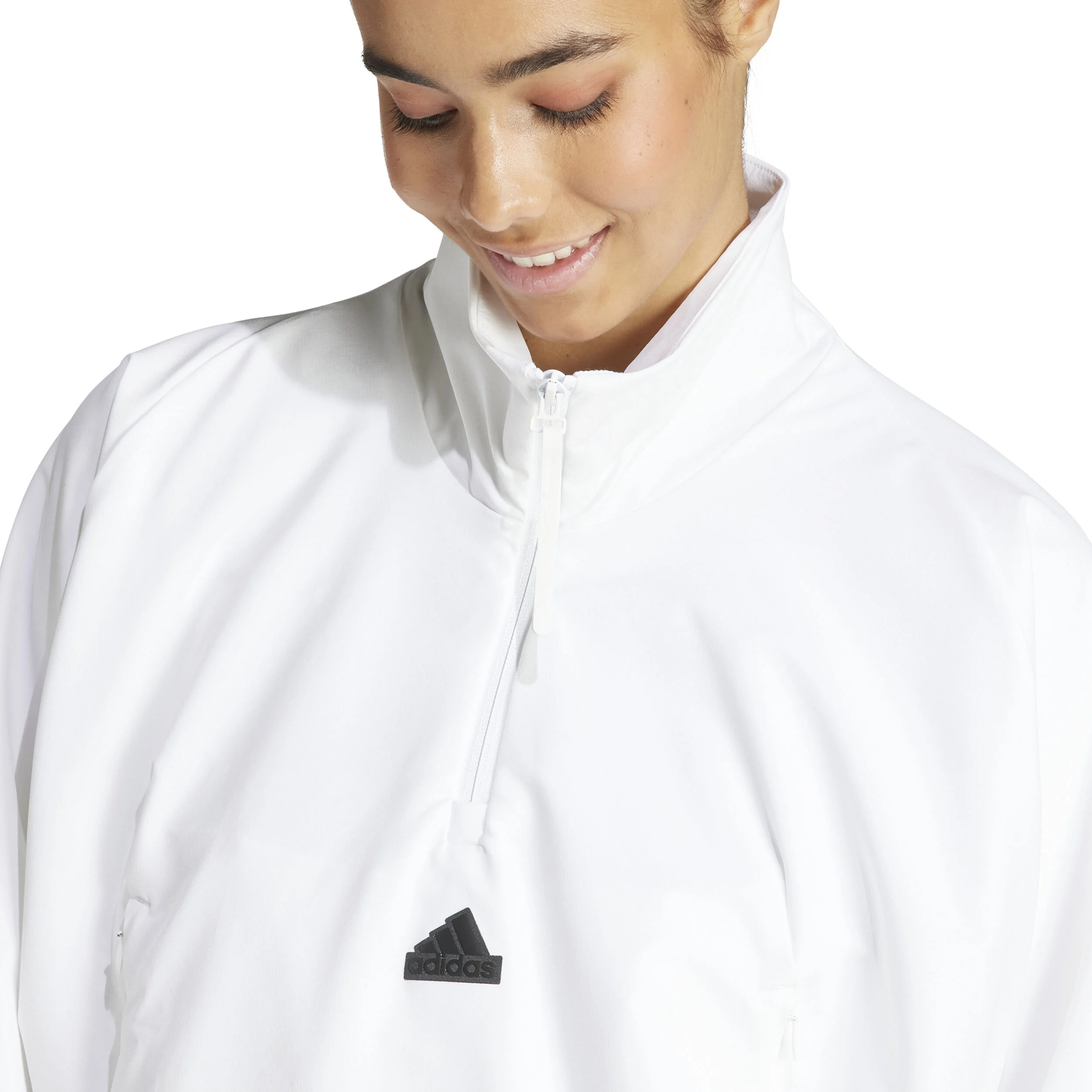 Z.N.E. Woven Sweatshirt Damen - Weiß