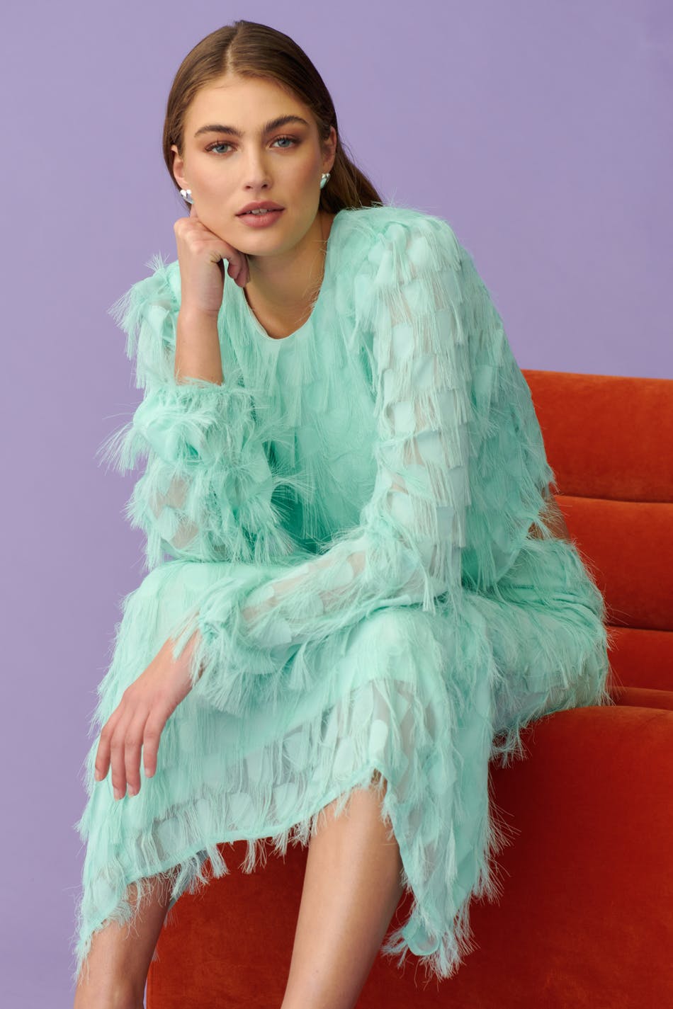 Fluffy blouse