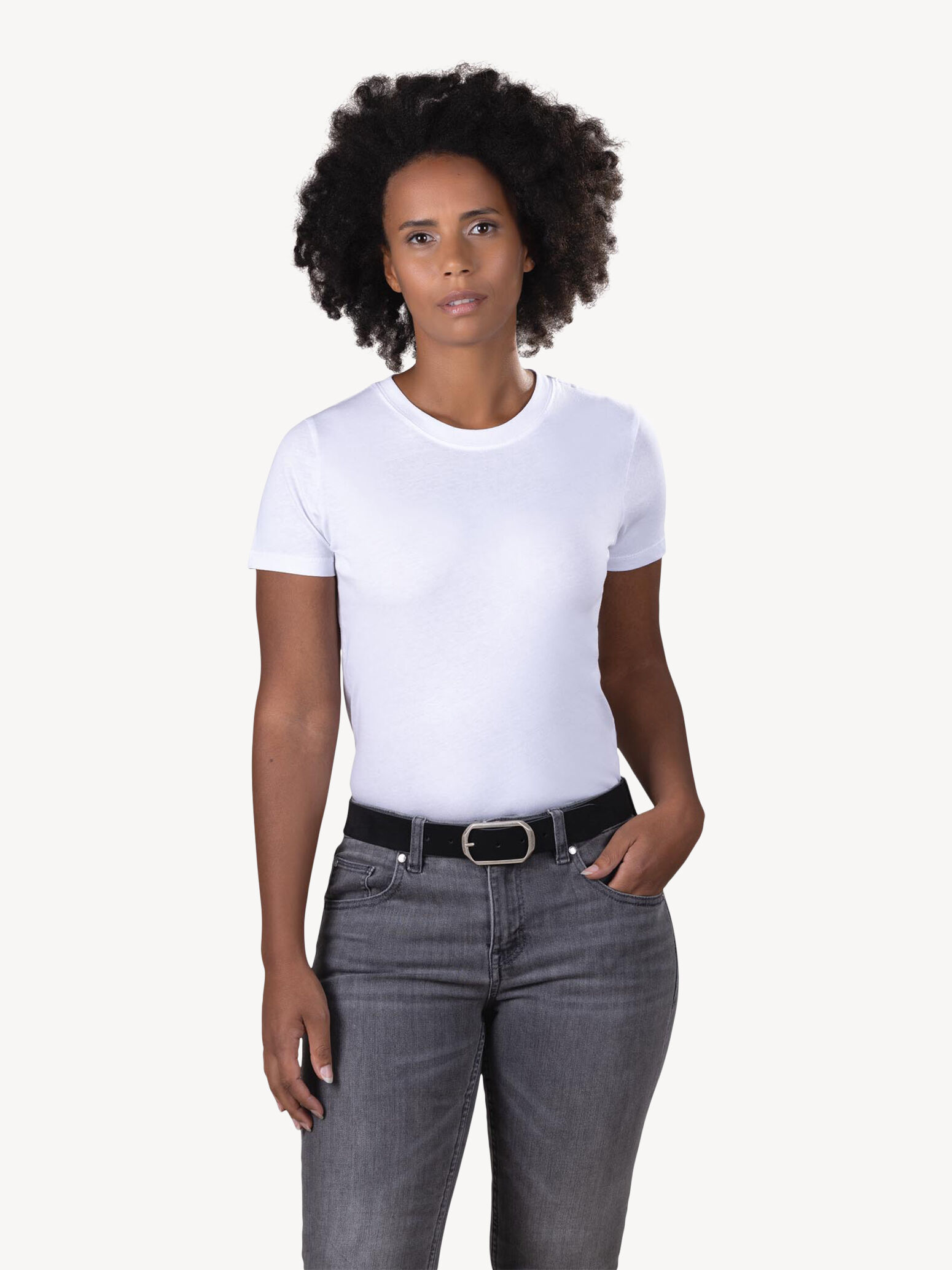 Ceinture en cuir - noir
