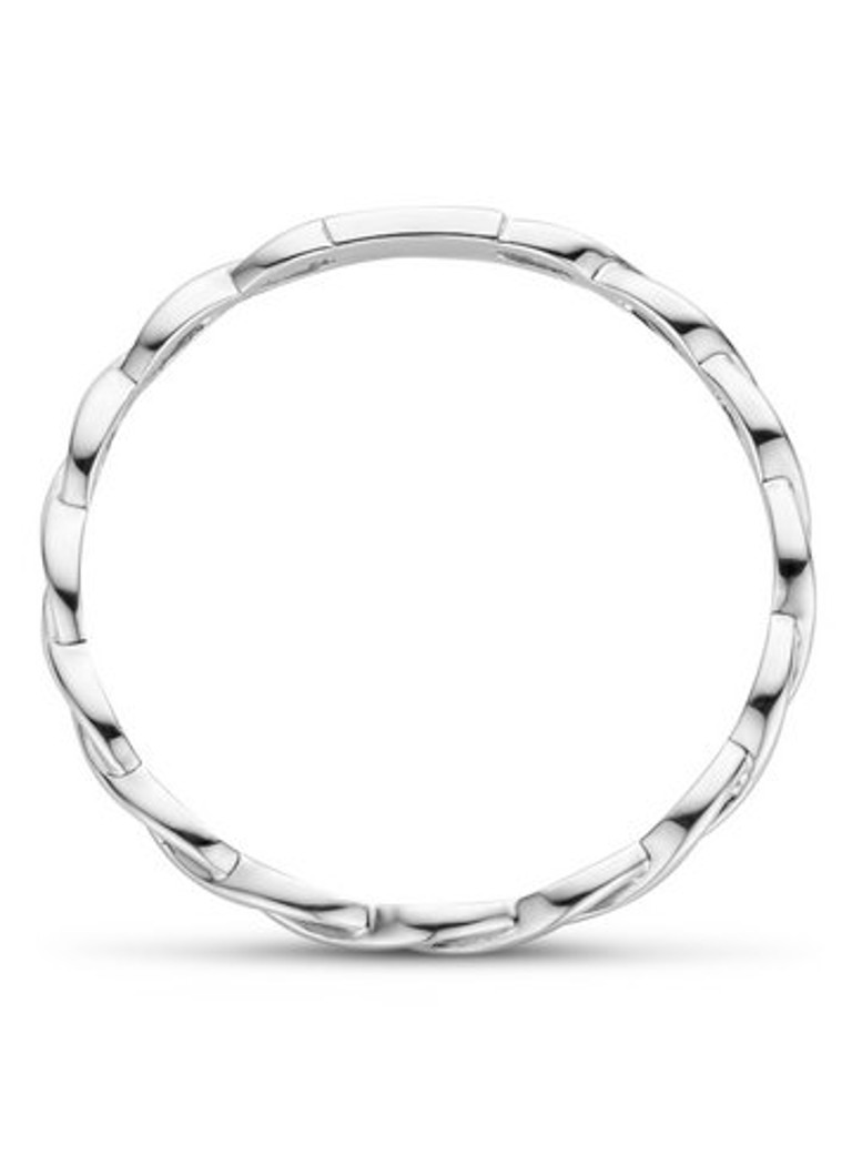 Blush Ring of 14 carat white gold 1220WGO