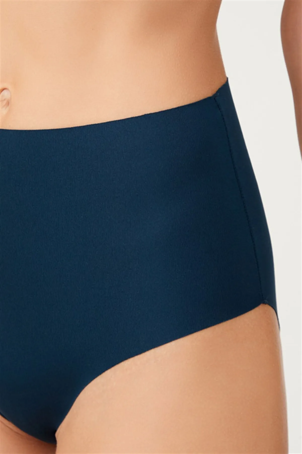 Cottonhill  Lasergeschnittene Basic-Bikini-Höschen mit hoher Taille, 3er-Pack – 4