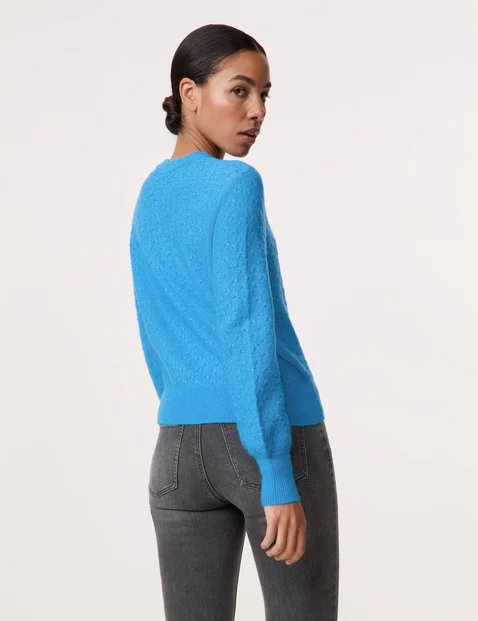 Pullover aus Struktur-Strick