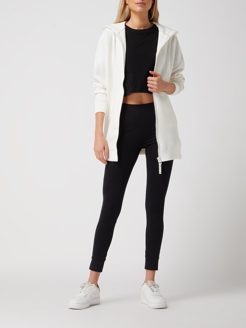 Oversized Sweatjacke aus Scuba Modell 'Allie'  in rosé