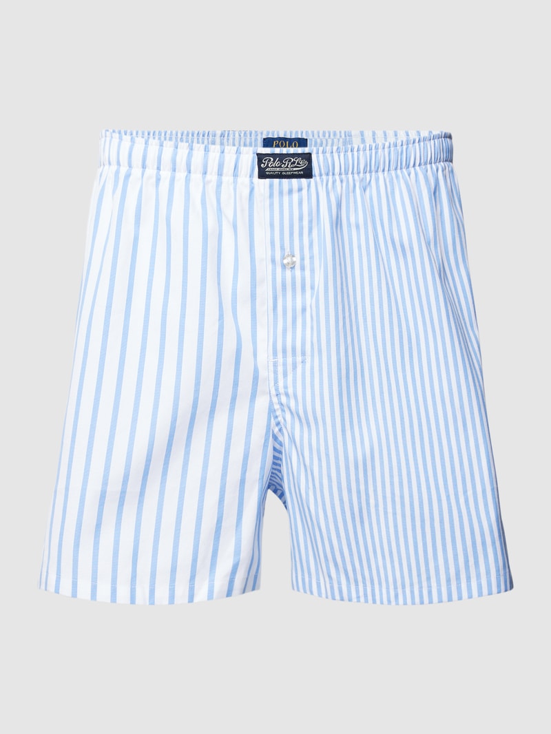Boxershorts mit Streifenmuster in blau