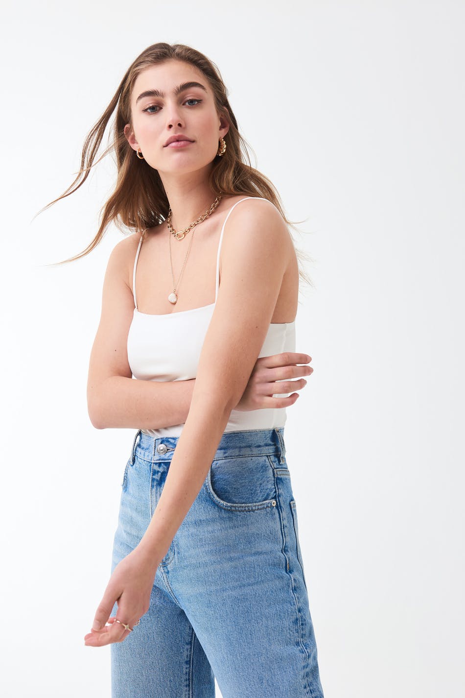 Scarlet long singlet