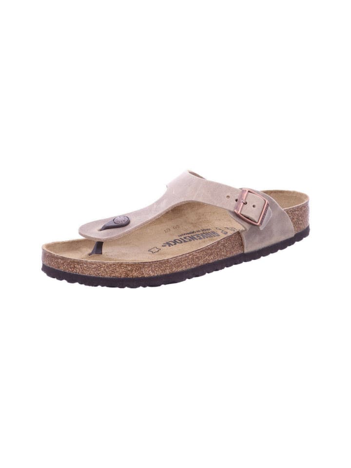 Birkenstock Pantolette in beige günstig kaufen