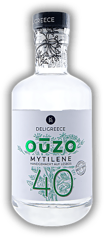 Ouzo Mytilene 40 0,2 Liter Ouzo Mytilene 40 0,2 Liter Ein richtig guter Ouzo mit ausgewogenem Charakter. 0,2	 Liter - Vol 40%