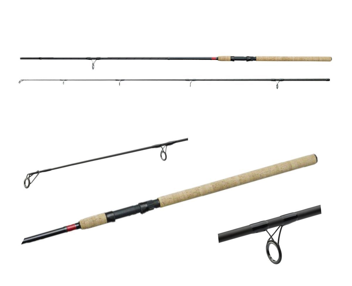 DAM Fishing Spinnrute Spezi Stick II Pike 3.00m Wg 25-75g Spin Steck Hechtrute Raubfischrute, Modernes Design der exklusiv aussehenden Cross-Carbon-Blank-Oberfläche