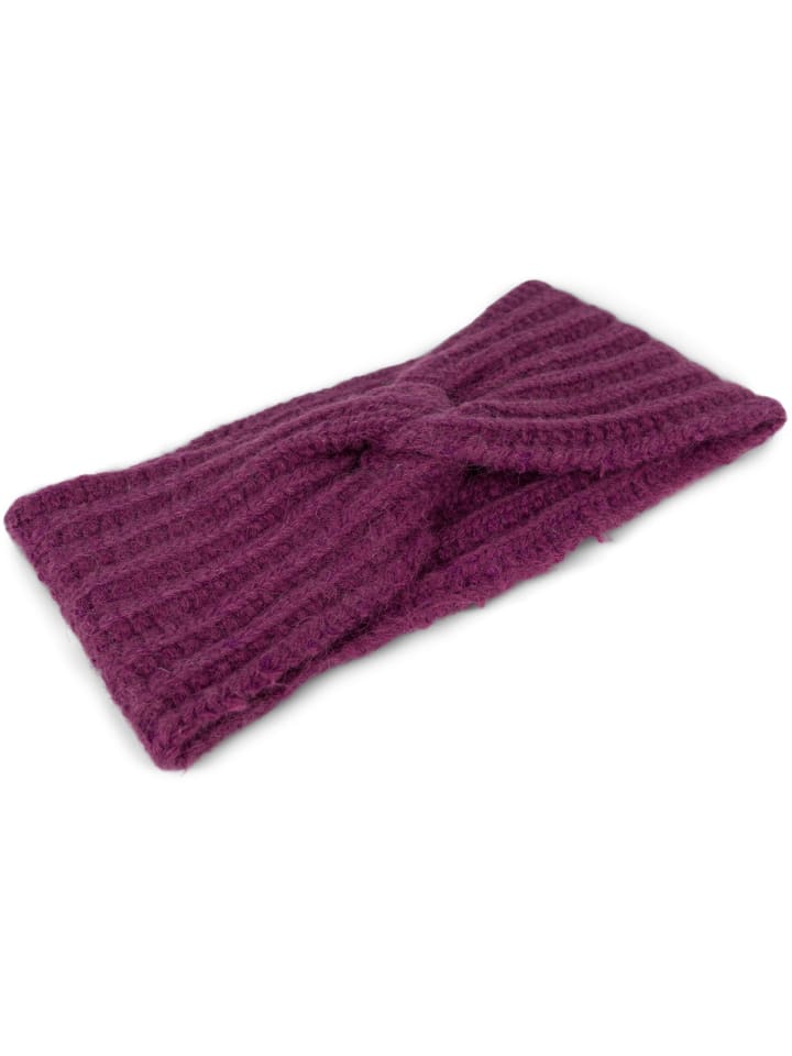 styleBREAKER Strick Stirnband in Violett günstig kaufen onesize