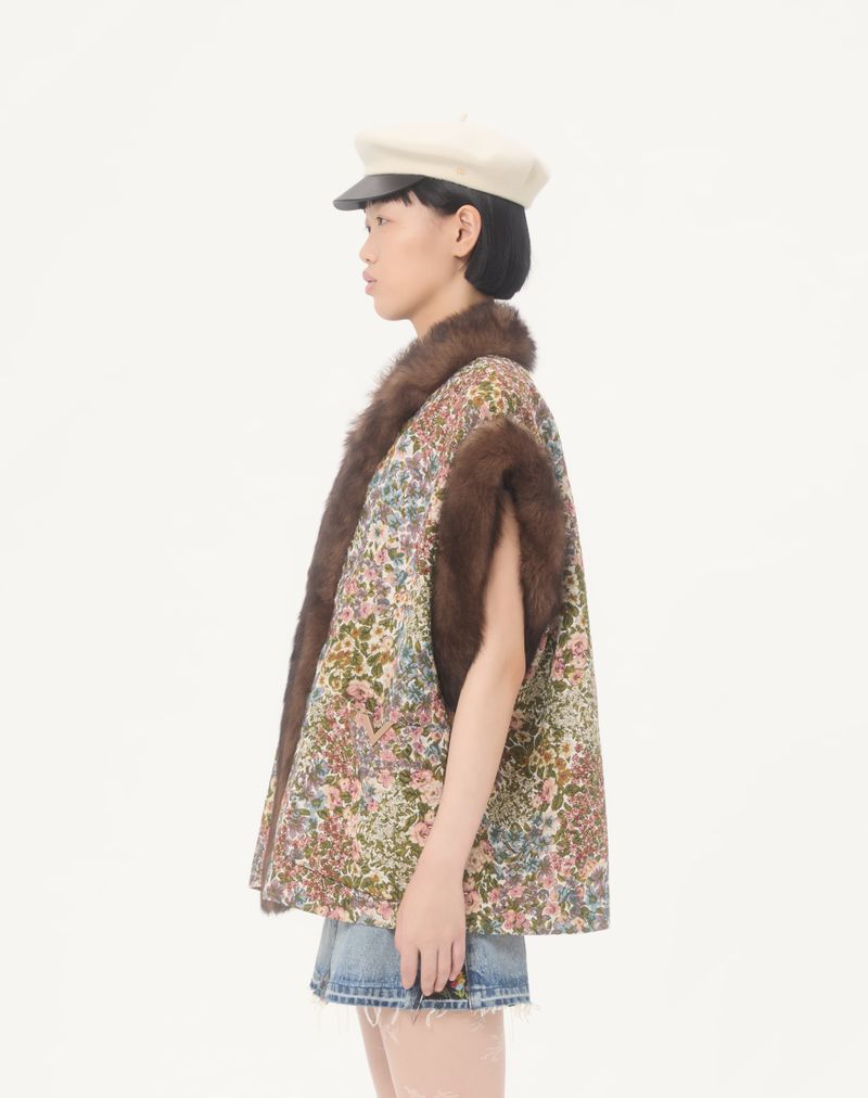 Colete Gobelin Apres L'Hiver Pequenas Flores