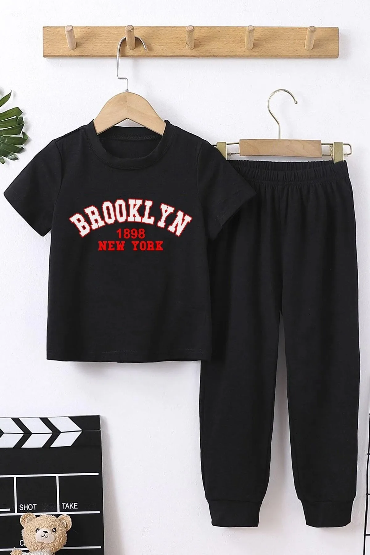 uyguntarz  Kinder Brooklyn Bottom – Top-Trainingsanzug-Set