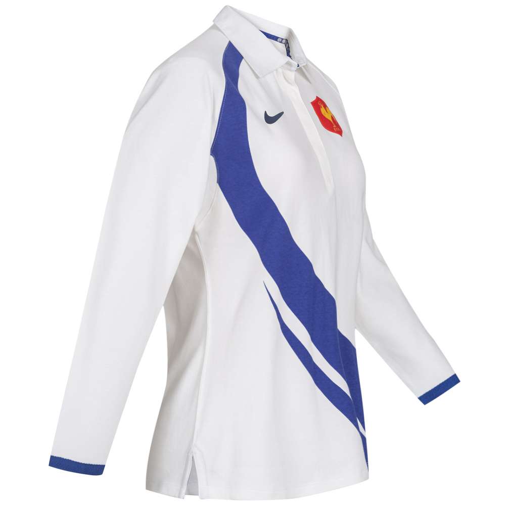Frankreich FFR Nike Damen Langarm Rugby Trikot 238345-100