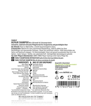 Sante FAMILY Repair Bio-Olivenöl & Erbsenprotein Haarshampoo 250 ml