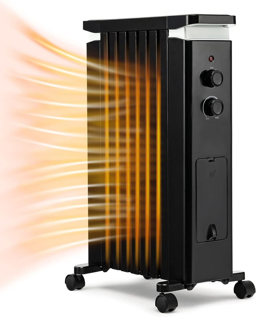 Costway 1500W Ölradiator 7 Rippen Heizkörper 5-35