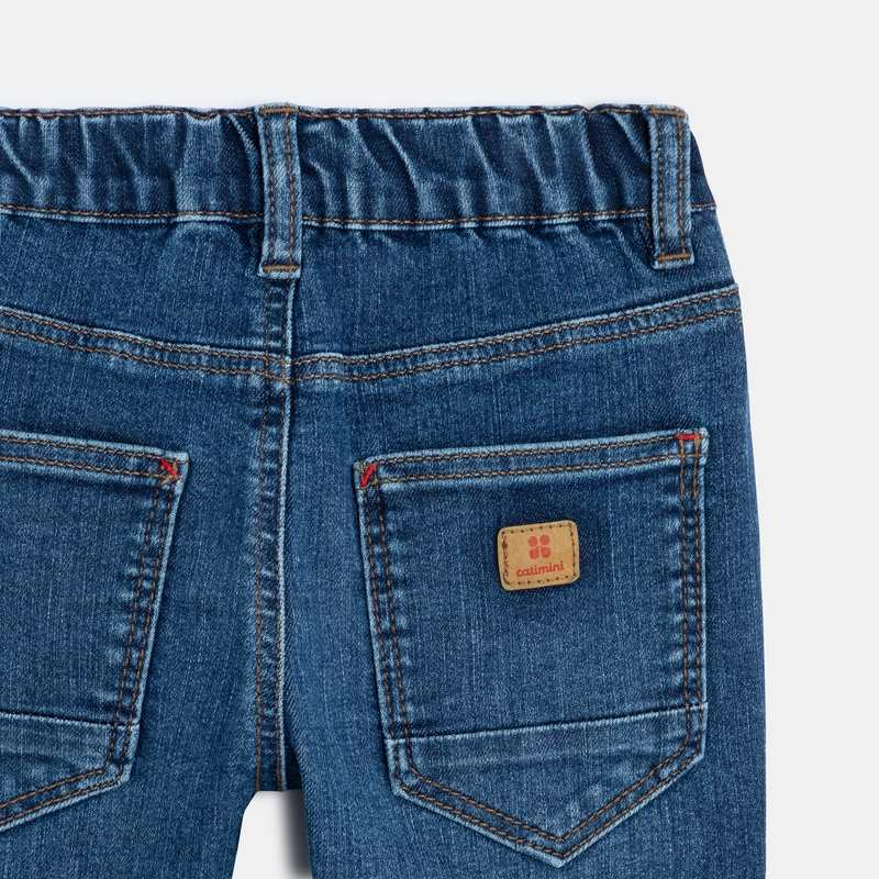 Jean relaxed bébé garçon bleu foncé denim Catimini