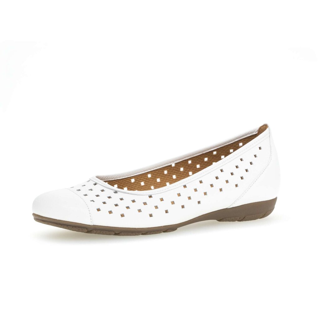 Gabor fashion Sportliche Ballerina weiß