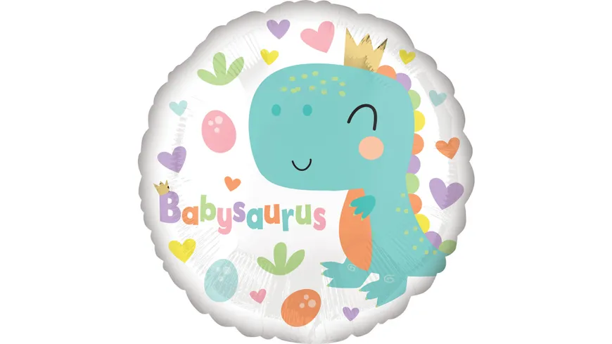 Amscan - Folienballon BABYSAURUS S40 45cm