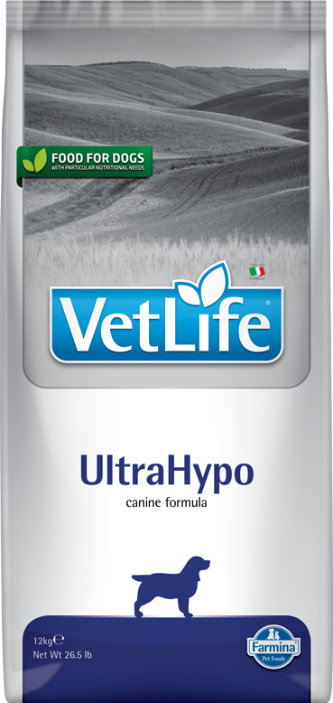 VetLife Hypoallergenes Hundefutter VetLife Farmina UltraHypo 12 kg