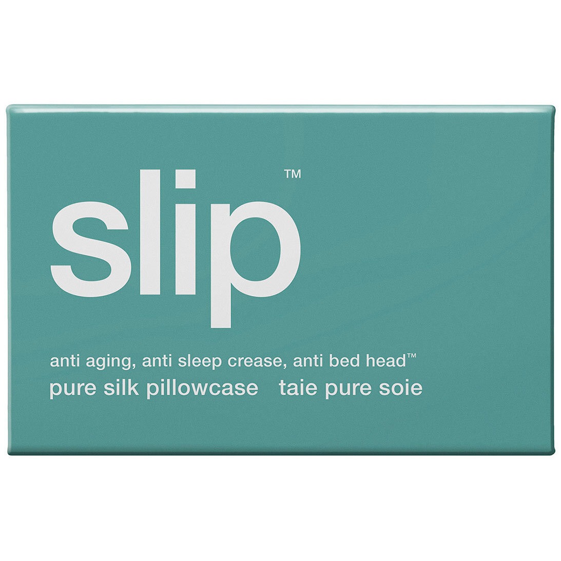 Poszewka na poduszkę Slip Pure Silk Queen w kolorze błękitnym