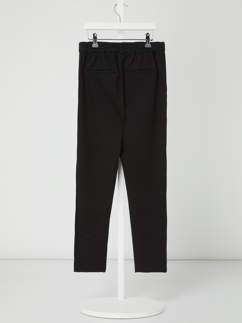 Schlupfhose mit Stretch-Anteil Modell 'Poptrash' in schwarz